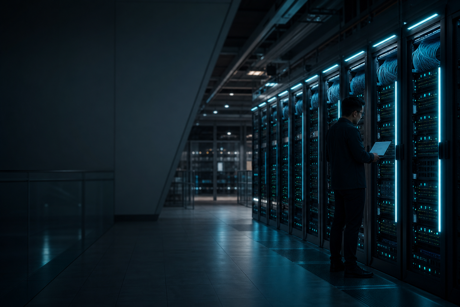Secure network operations environment with organized infrastructure